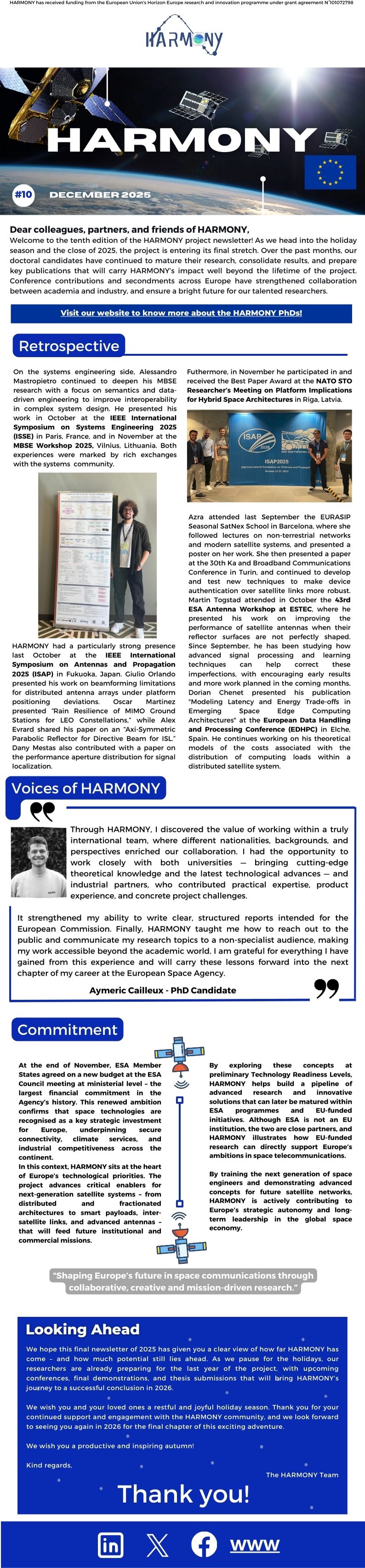 December 2025 - Eighth Newsletter!